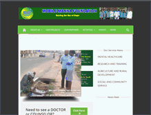 Tablet Screenshot of mobilemannafoundation.org